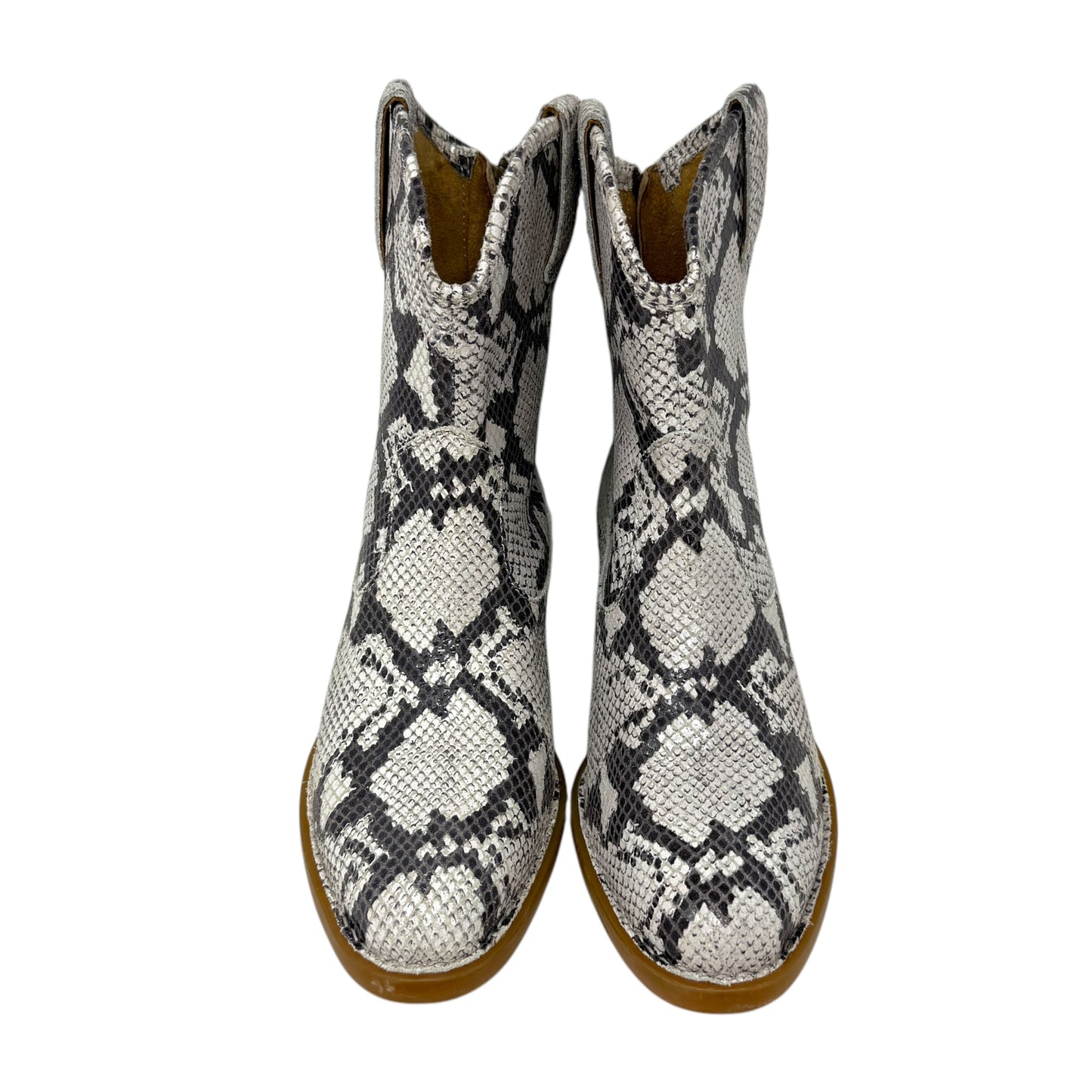 Wynd Western Boots By Born In Snakeskin Print, Size: 7