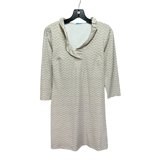 Ruffle Collar Dress Casual Short By J Mclaughlin In Cream, Size: Xs