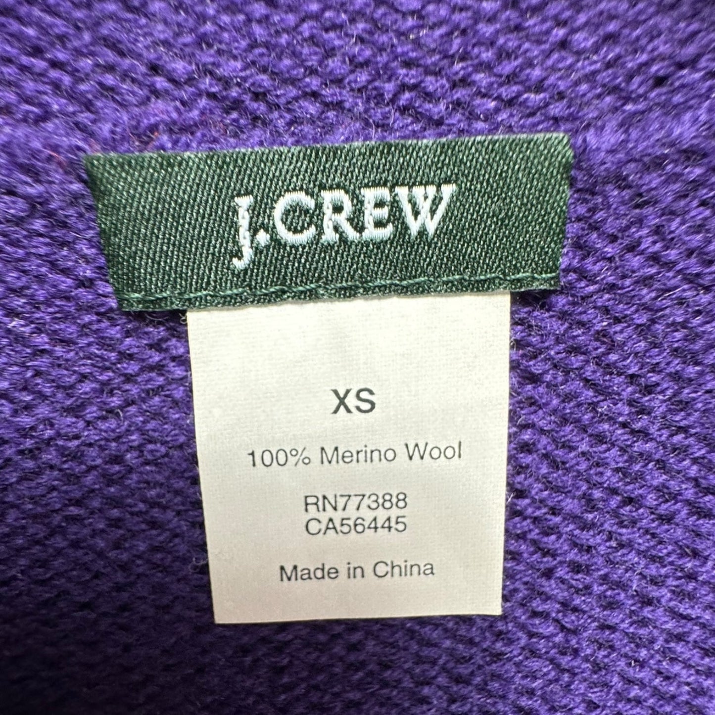 Sweater By J. Crew In Purple, Size: Xs