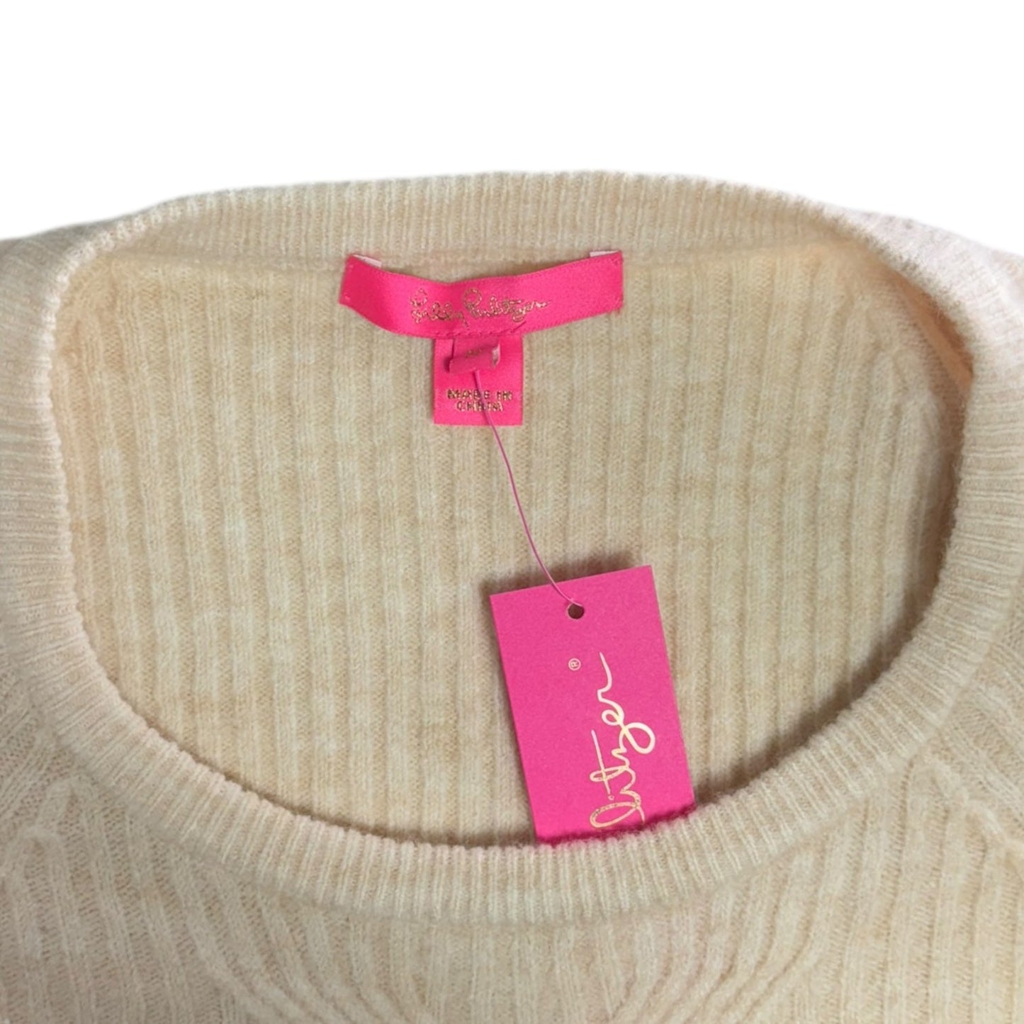 Arienza Sweater Designer By Lilly Pulitzer In Cream, Size: M