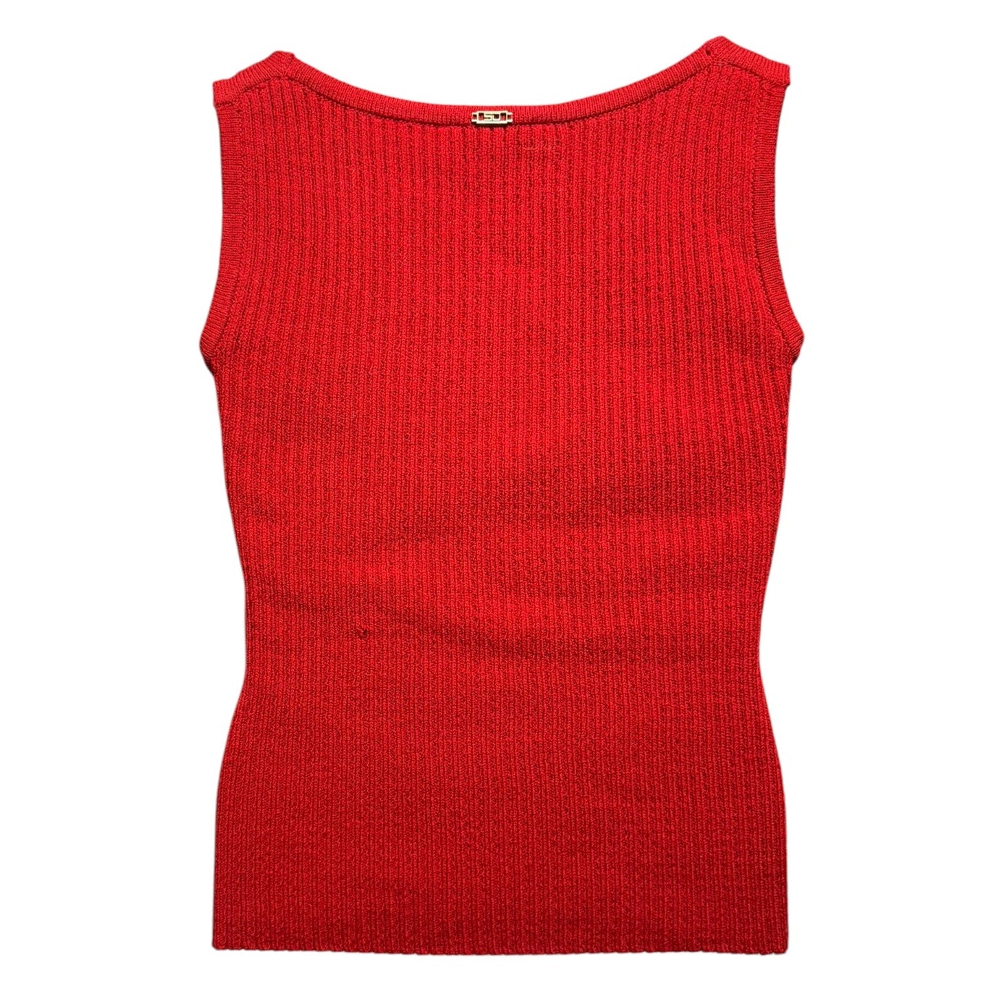 Top Sleeveless Luxury Designer By St John Collection In Red, Size: S