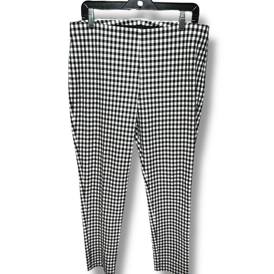 Pants Leggings By Karen Kane In Chevron Pattern, Size: L