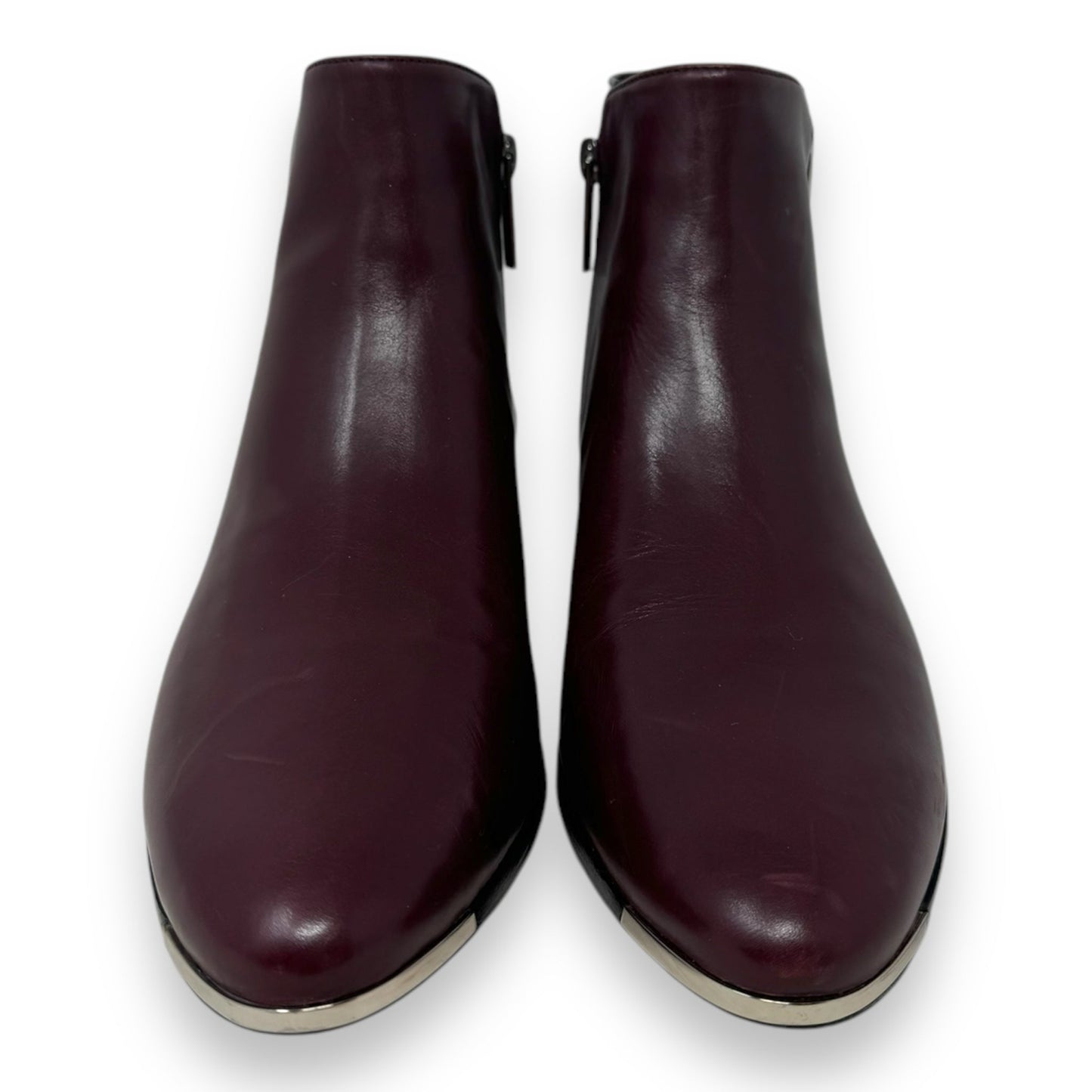 Boots Designer By Michael Kors In Maroon, Size: 9