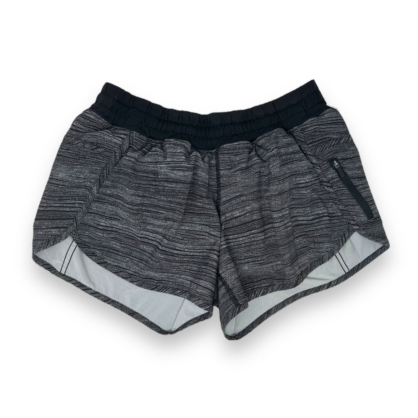 Athletic Shorts By Lululemon In Black & White, Size: 6