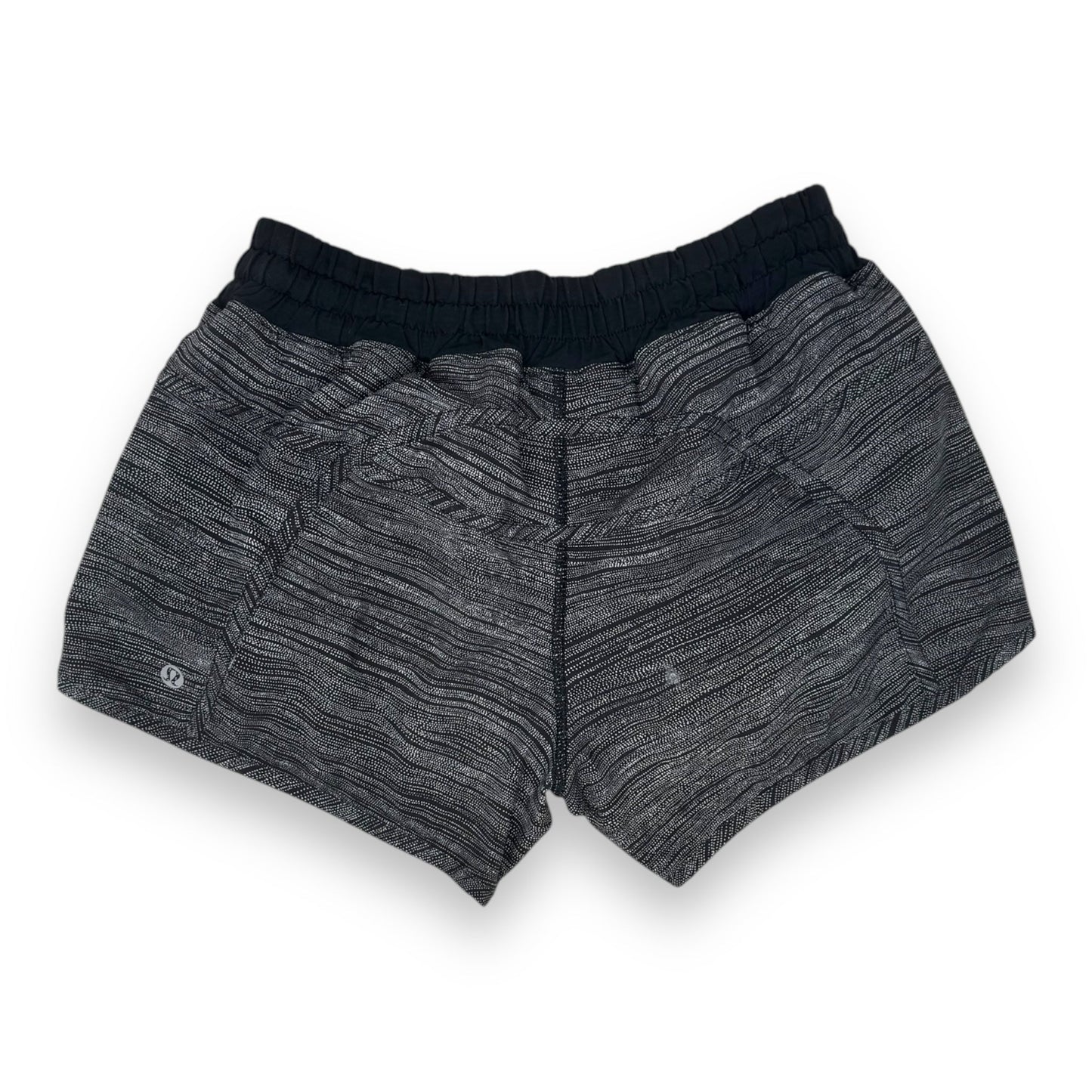 Athletic Shorts By Lululemon In Black & White, Size: 6