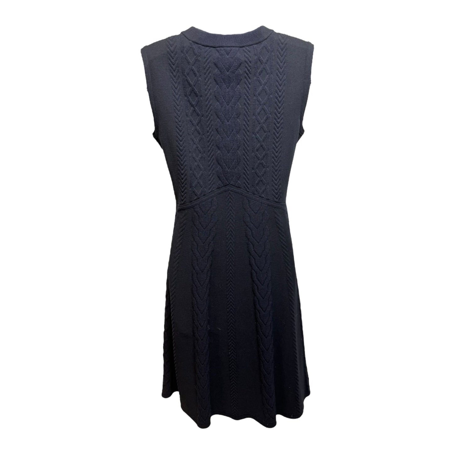 Palais Wool Knit Fit & Flare Dress Designer By Tory Burch In Navy, Size: S