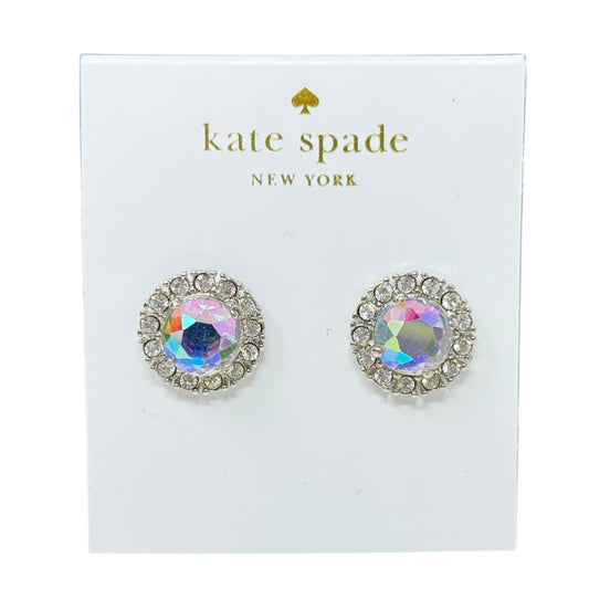 Bright Ideas Pavé Halo CZ  14K Gold Fill Stud Earrings Designer By Kate Spade