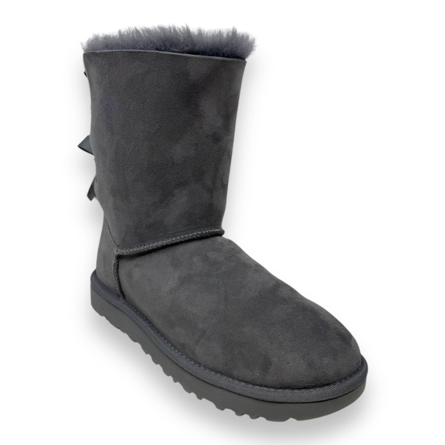 Bailey Bow Boots Designer By Ugg In Grey, Size: 8