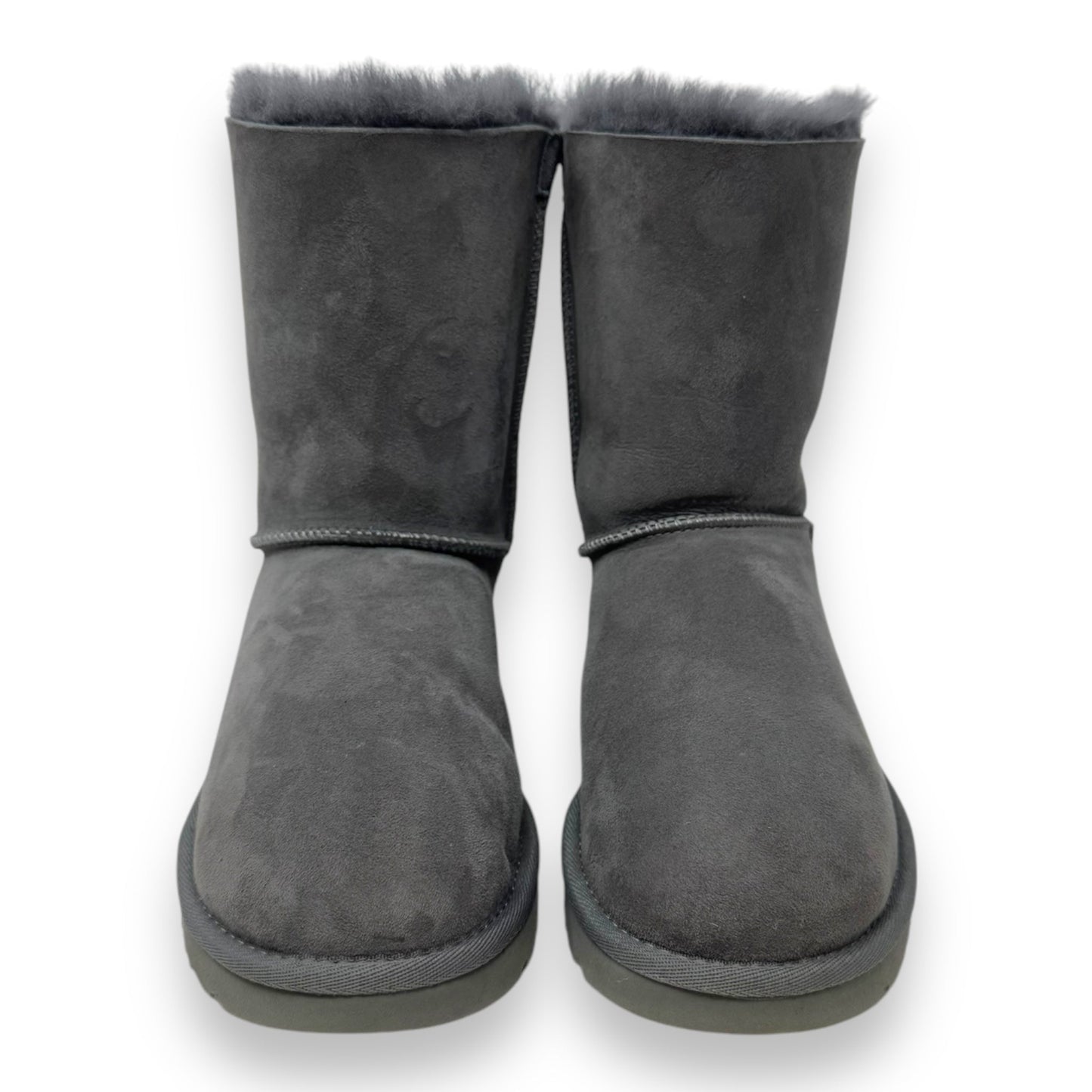 Bailey Bow Boots Designer By Ugg In Grey, Size: 8