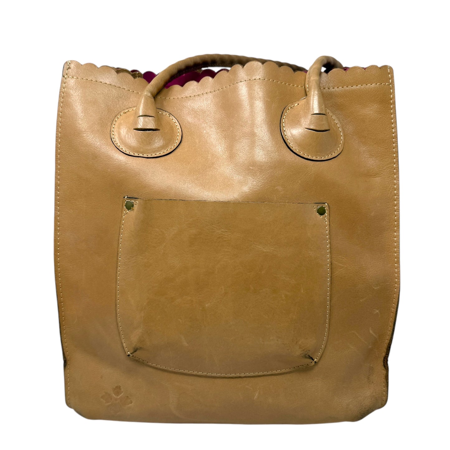 Cavo Tote Designer By Patricia Nash In Burnished Tooled Leather, Size: Large