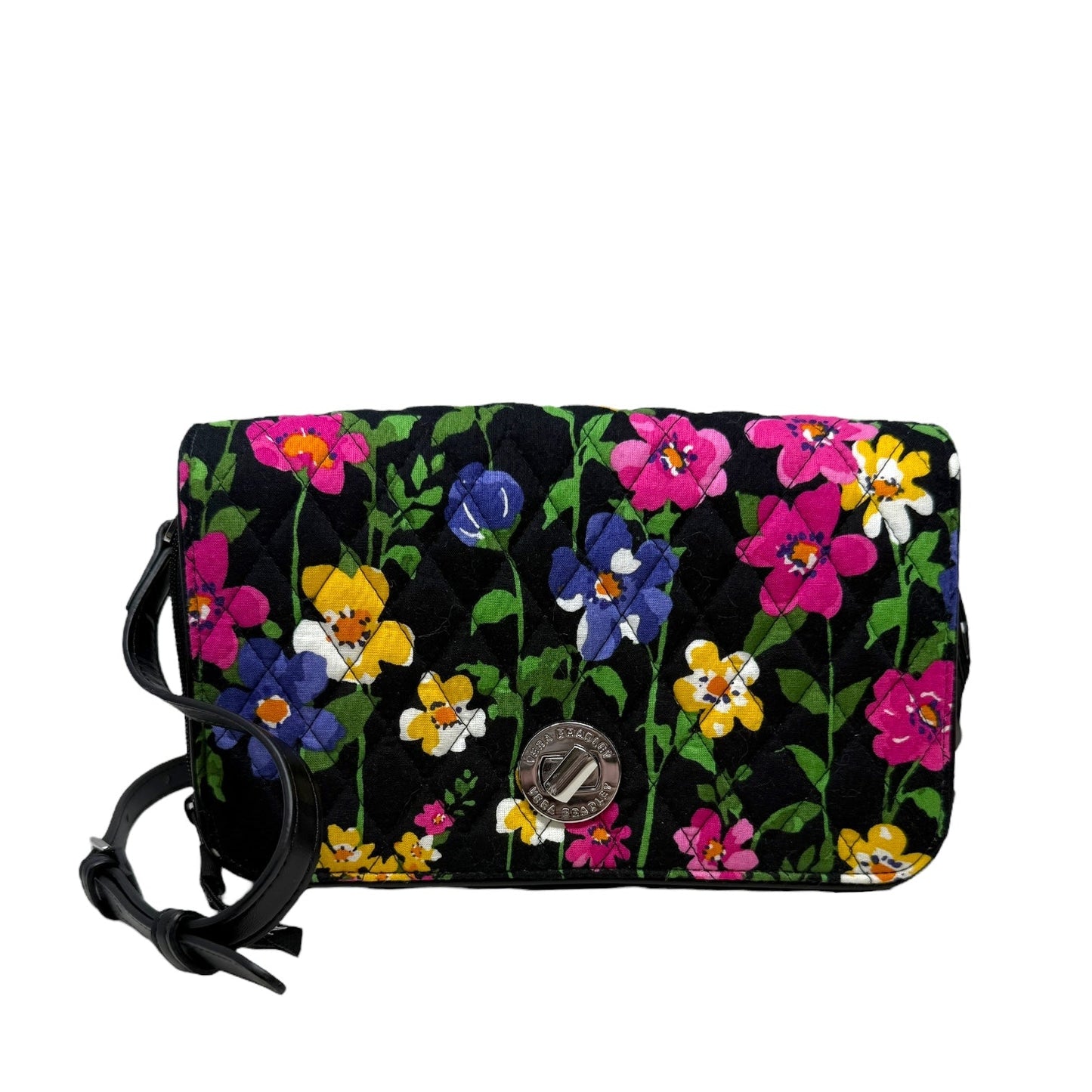 Wildflower Garden Turnlock Crossbody & Coin Purse Set By Vera Bradley, Size: Small