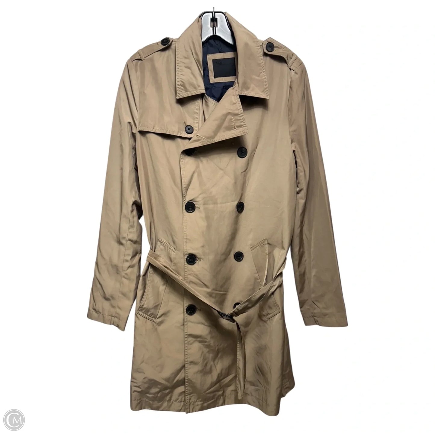 Belted Trench Coat By Asos In Tan, Size: Xs