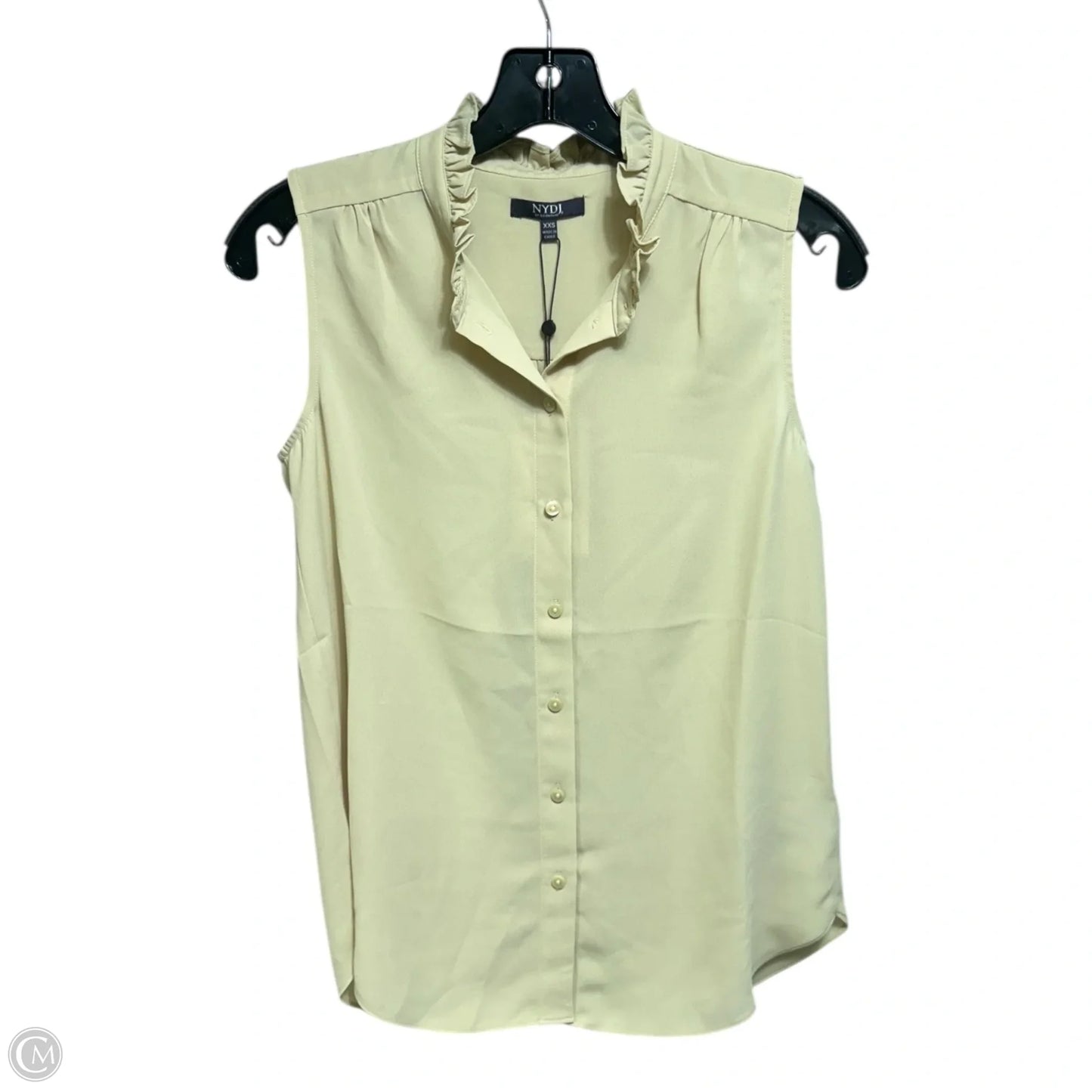 Top Sleeveless By Not Your Daughters Jeans In Green, Size: Xxs