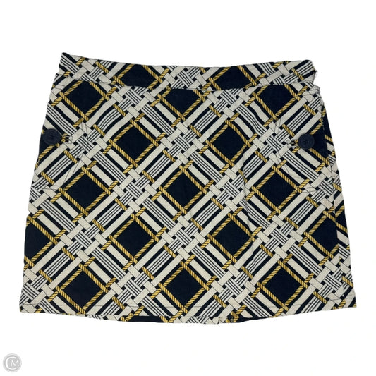 Skirt Mini & Short By Vineyard Vines In Nautical Print, Size: 6