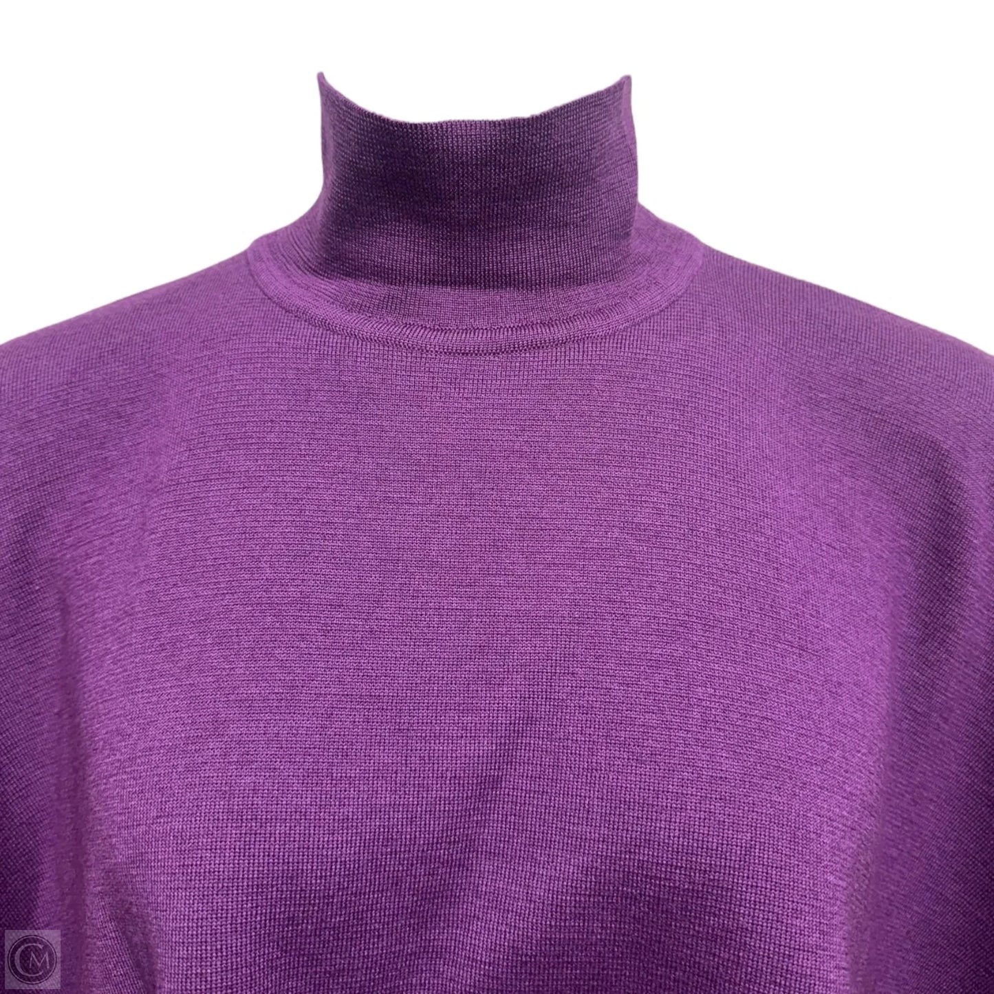 Wool Turtleneck Poncho By McCulley’s In Purple, Size: Osfm