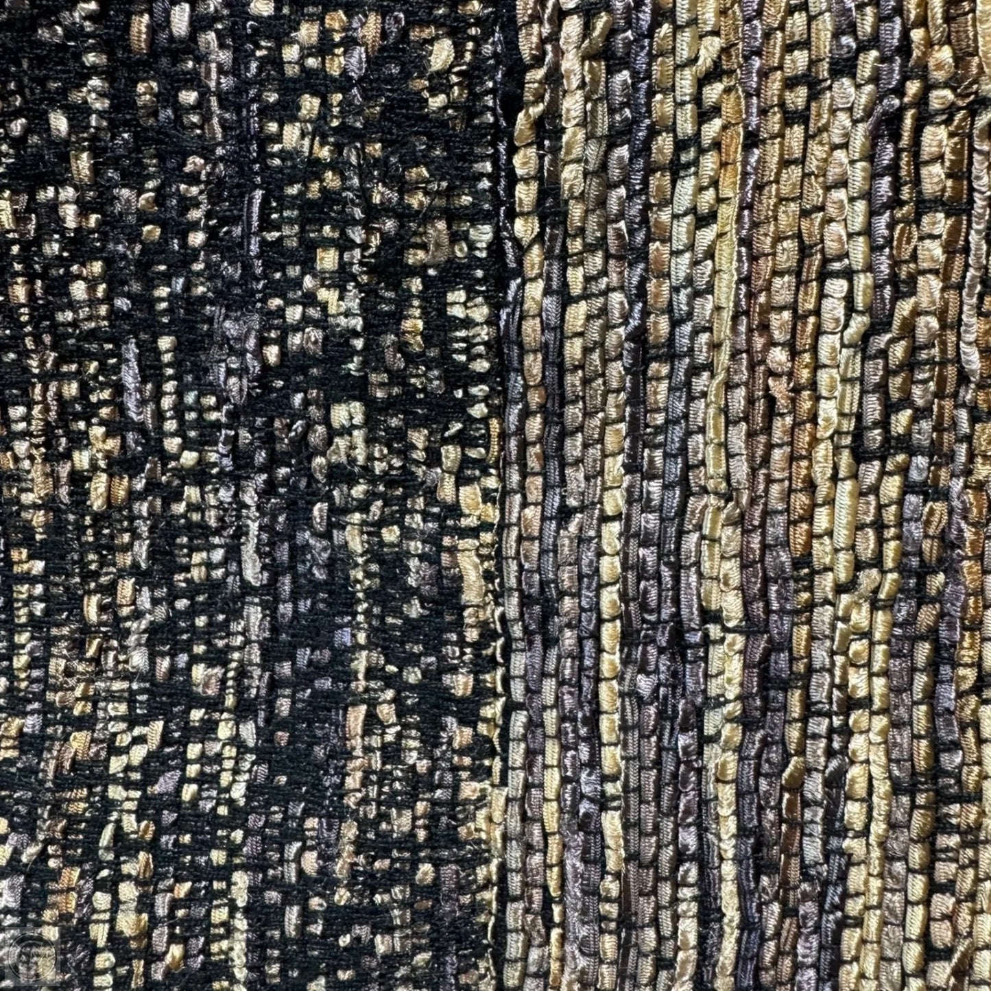 Christina Pencil Skirt Designer By Lafayette 148 In Black & Gold, Size: 6