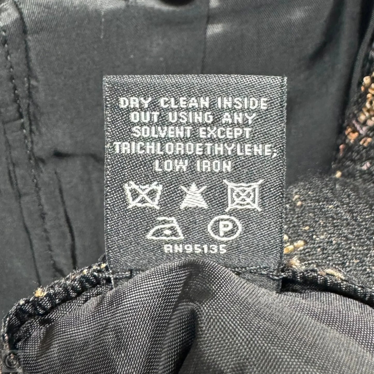 Christina Pencil Skirt Designer By Lafayette 148 In Black & Gold, Size: 6