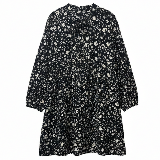 Dress Casual Short By Who What Wear In Floral Print, Size: Xxl