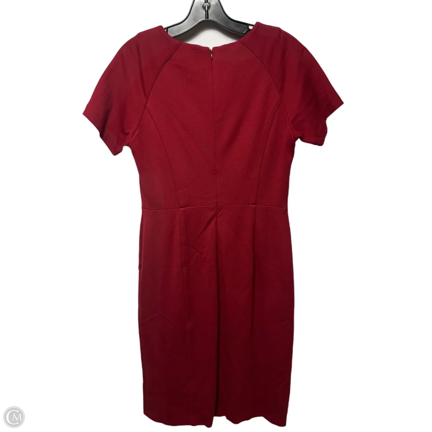 Dress Casual Midi By Brooks Brothers In Red, Size: 8