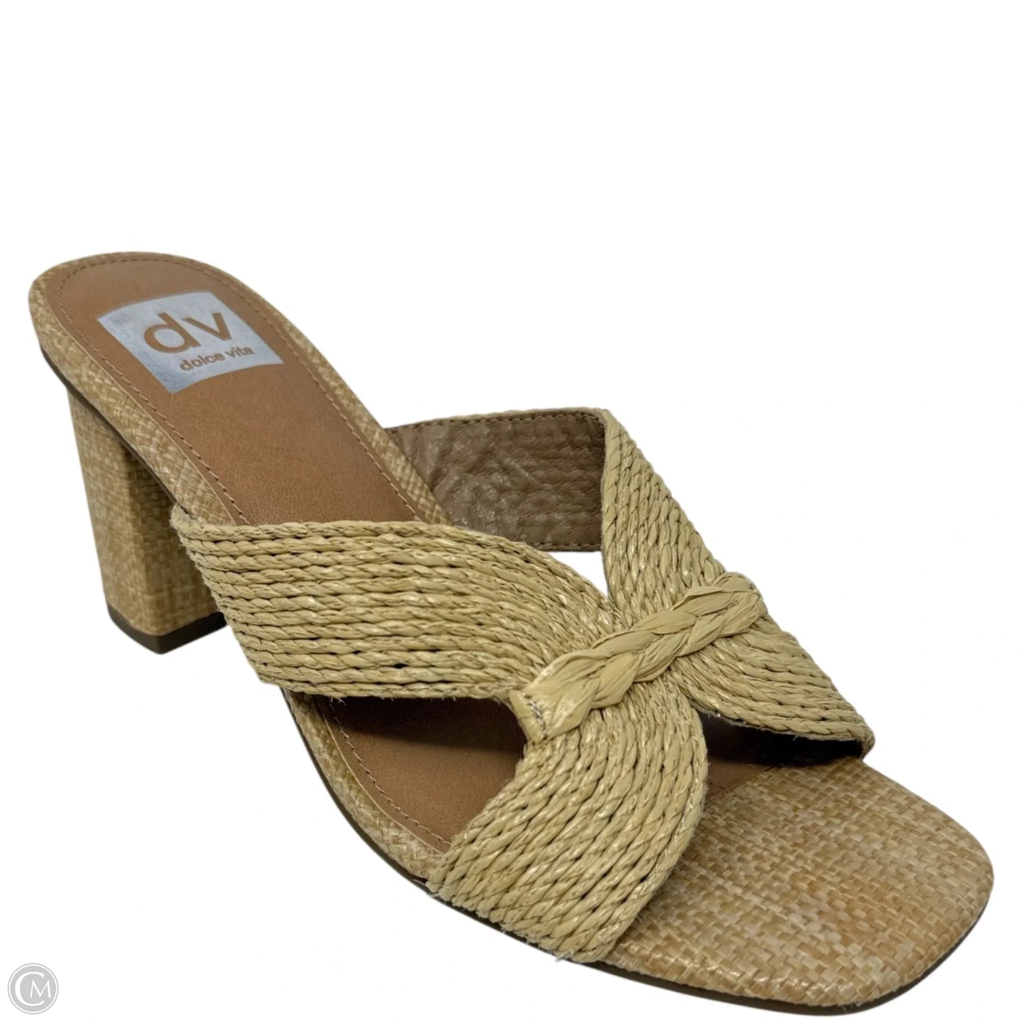 Haady Raffia Mules By Dolce Vita In Tan, Size: 8.5