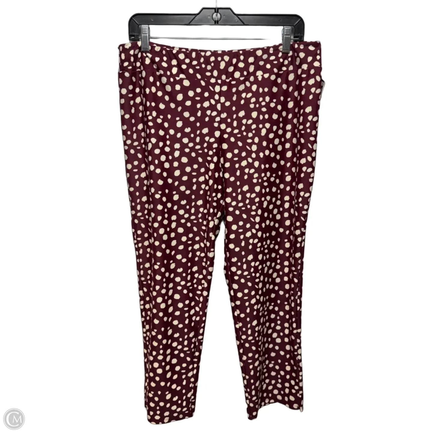 Pants Lounge By Jude Connally In Maroon, Size: L
