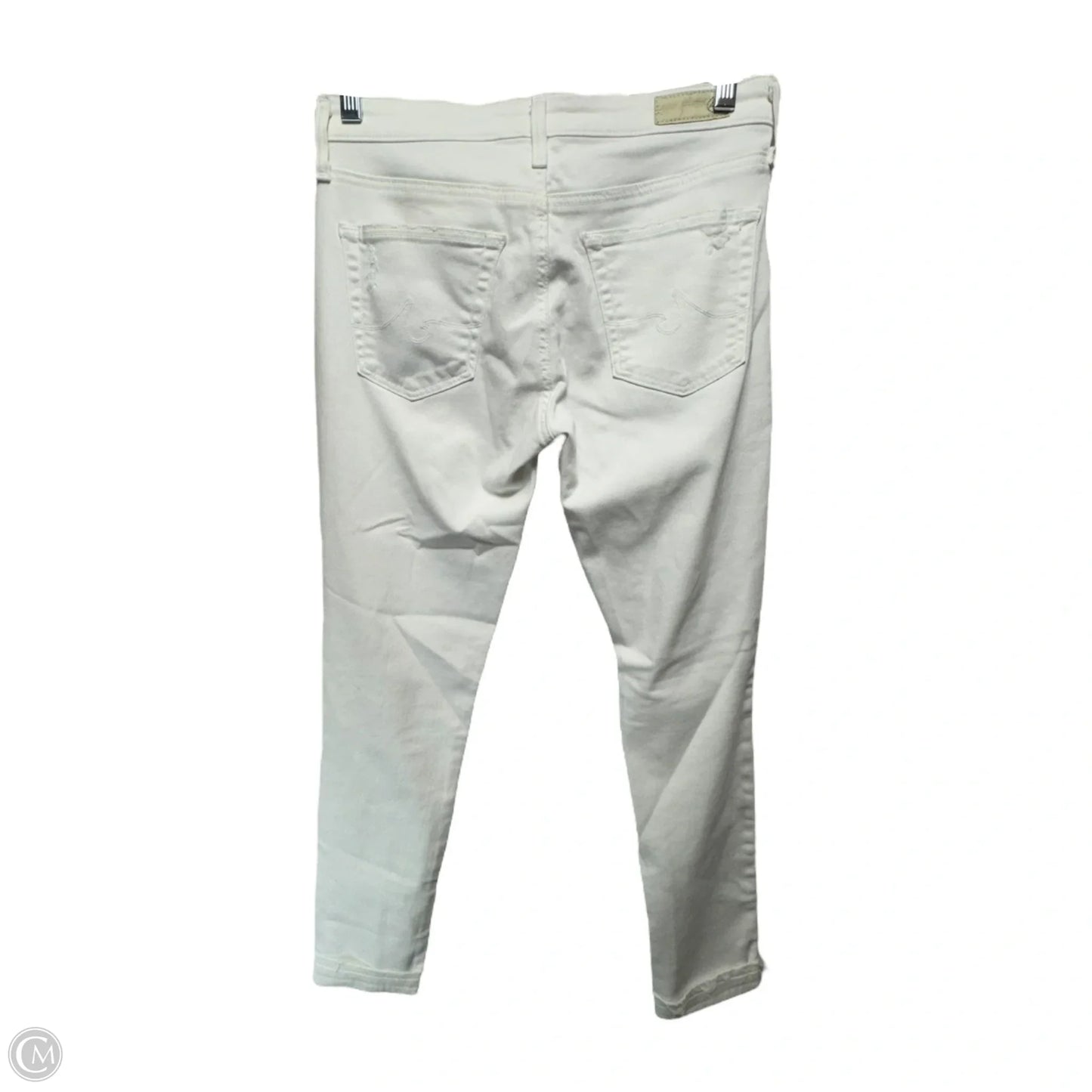 The Legging Super Skinny Ankle Jeans By Adriano Goldschmied In White, Size: 2/26 R