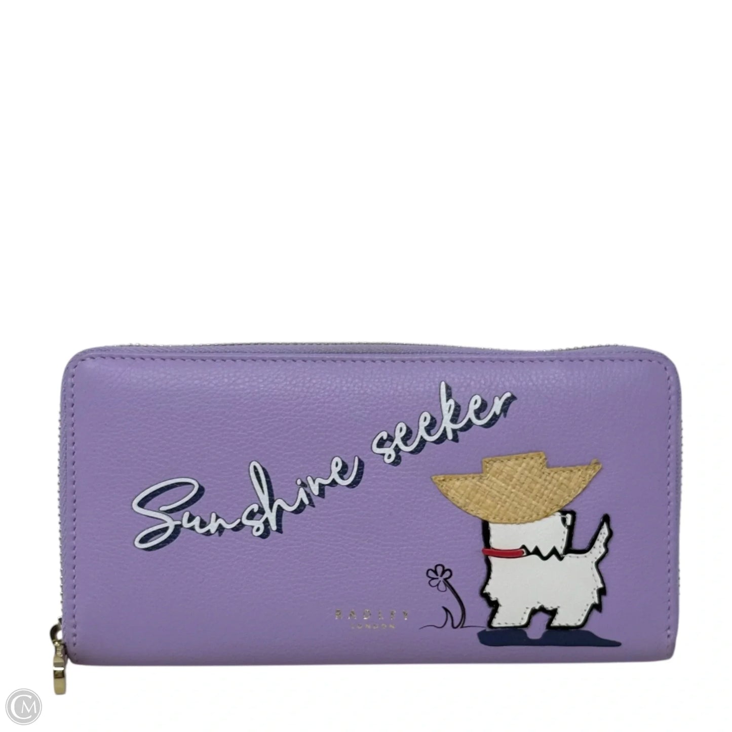 Sunshine Seeker Large Matinee Zip Around Wallet Leather By Radley London, Size: Large