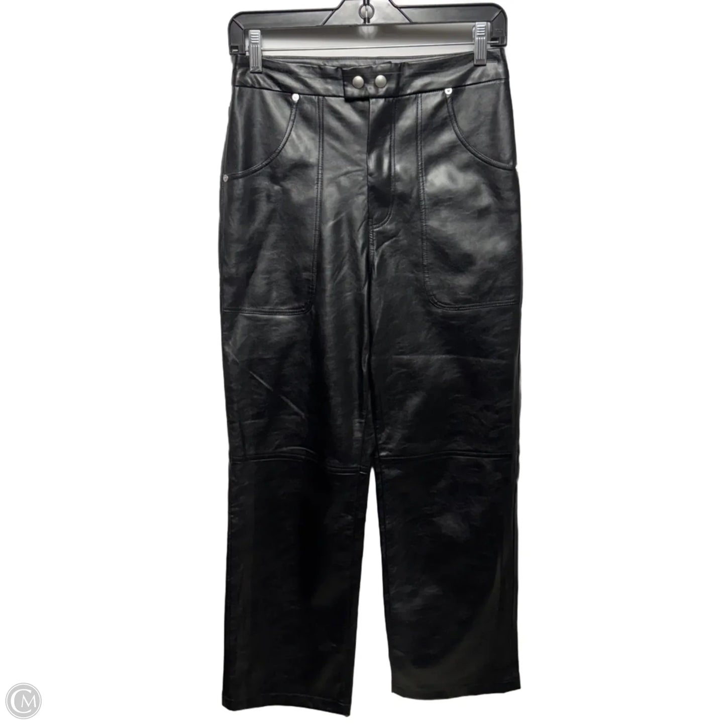 Baxter Faux Leather Ribcage Pants By Blanknyc In Black, Size: 4