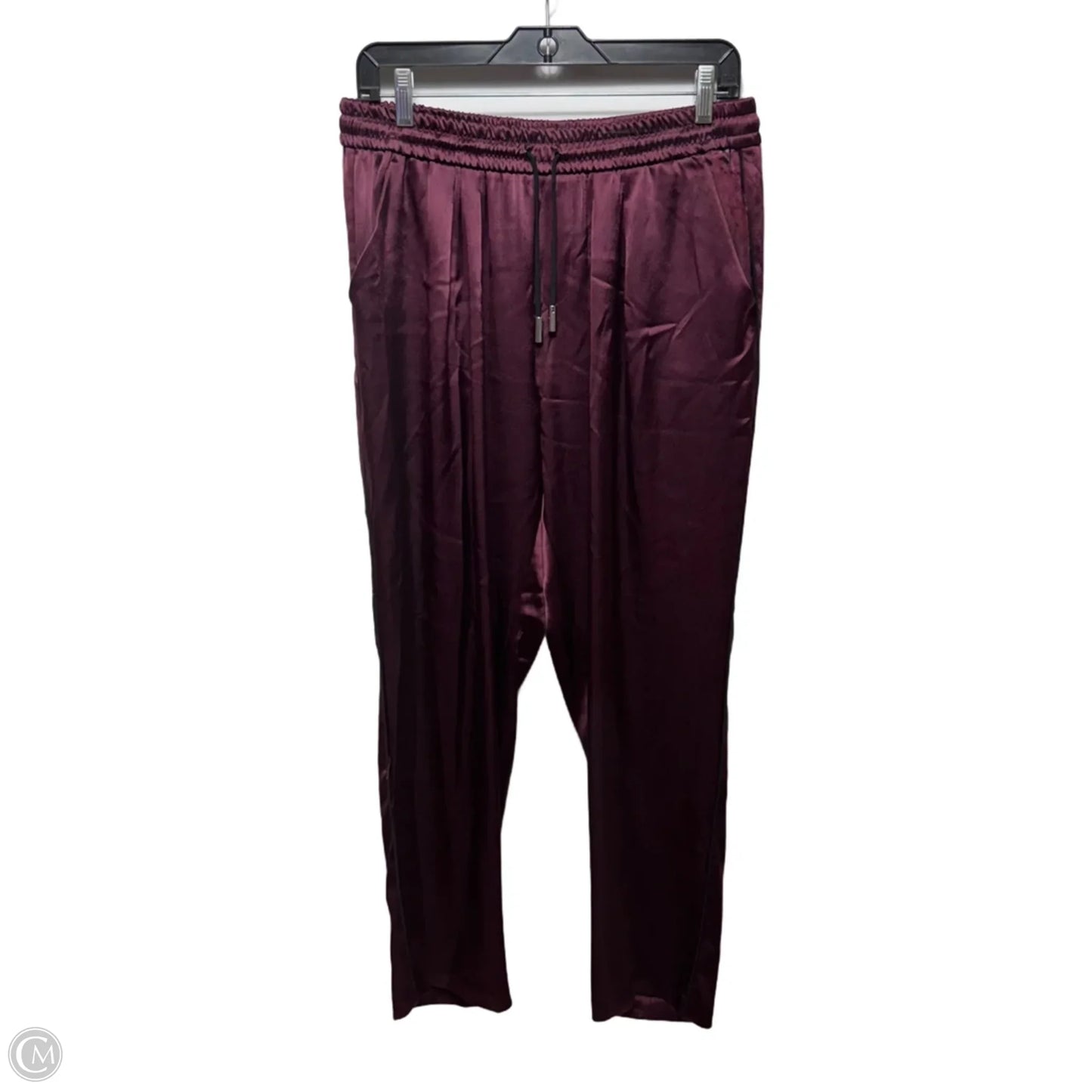 Pants Joggers By Allen B In Maroon, Size: L