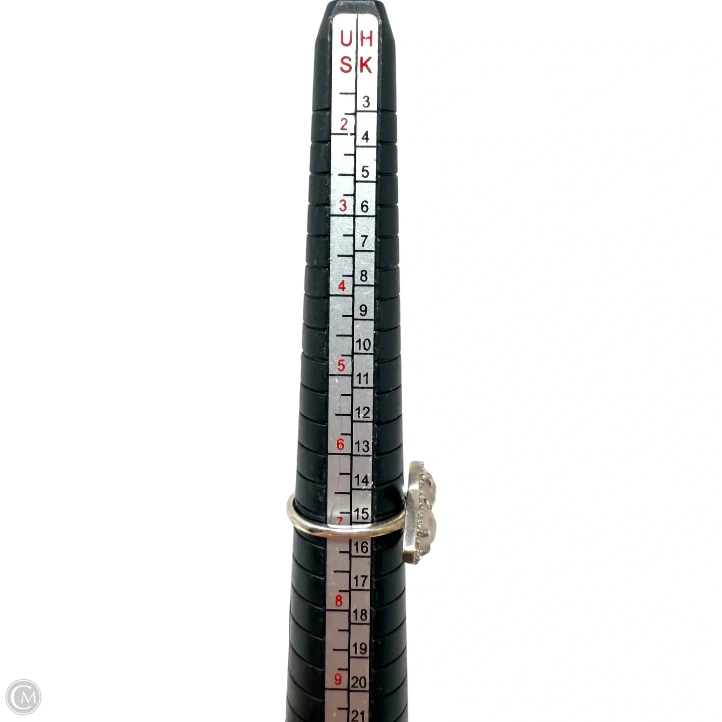 Faceted Stone Pave Statement Ring, Size: 7