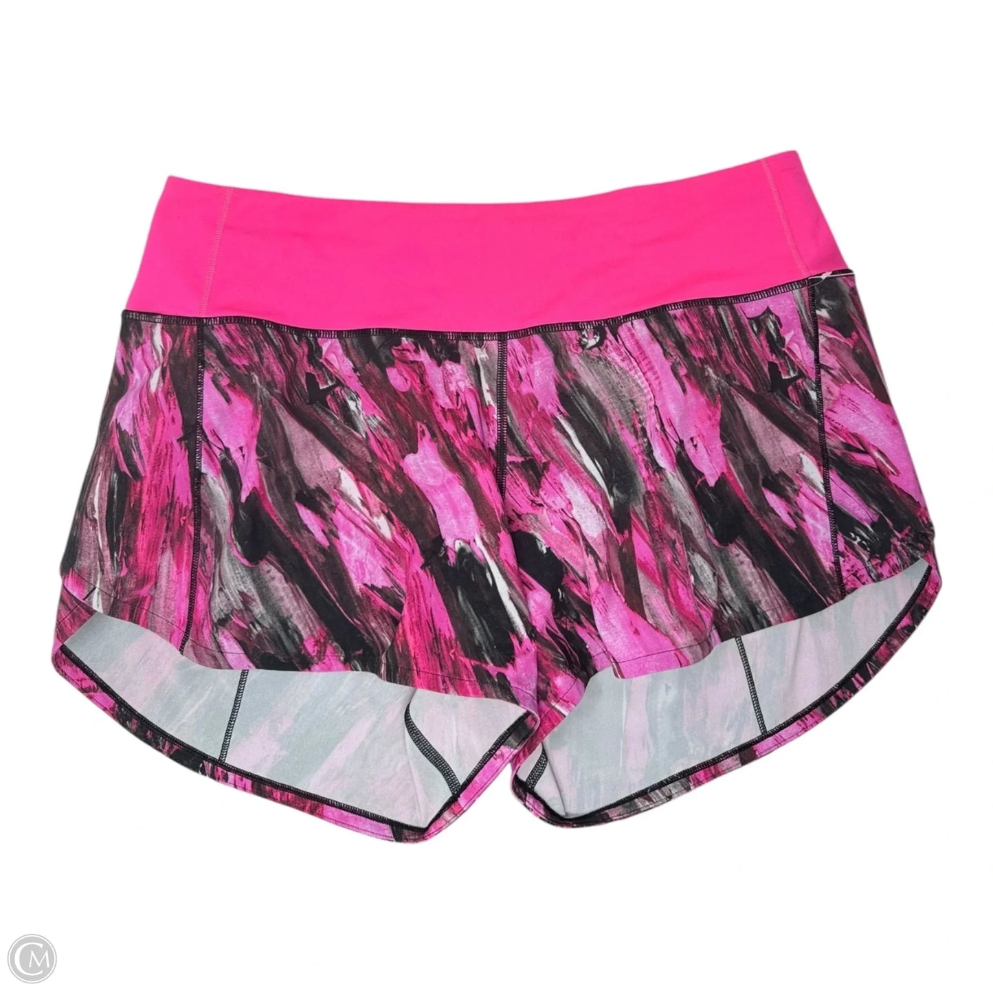 Speed Up Shorts By Lululemon In Incentive Refresh Multi / Pink Highlight, Size: 8