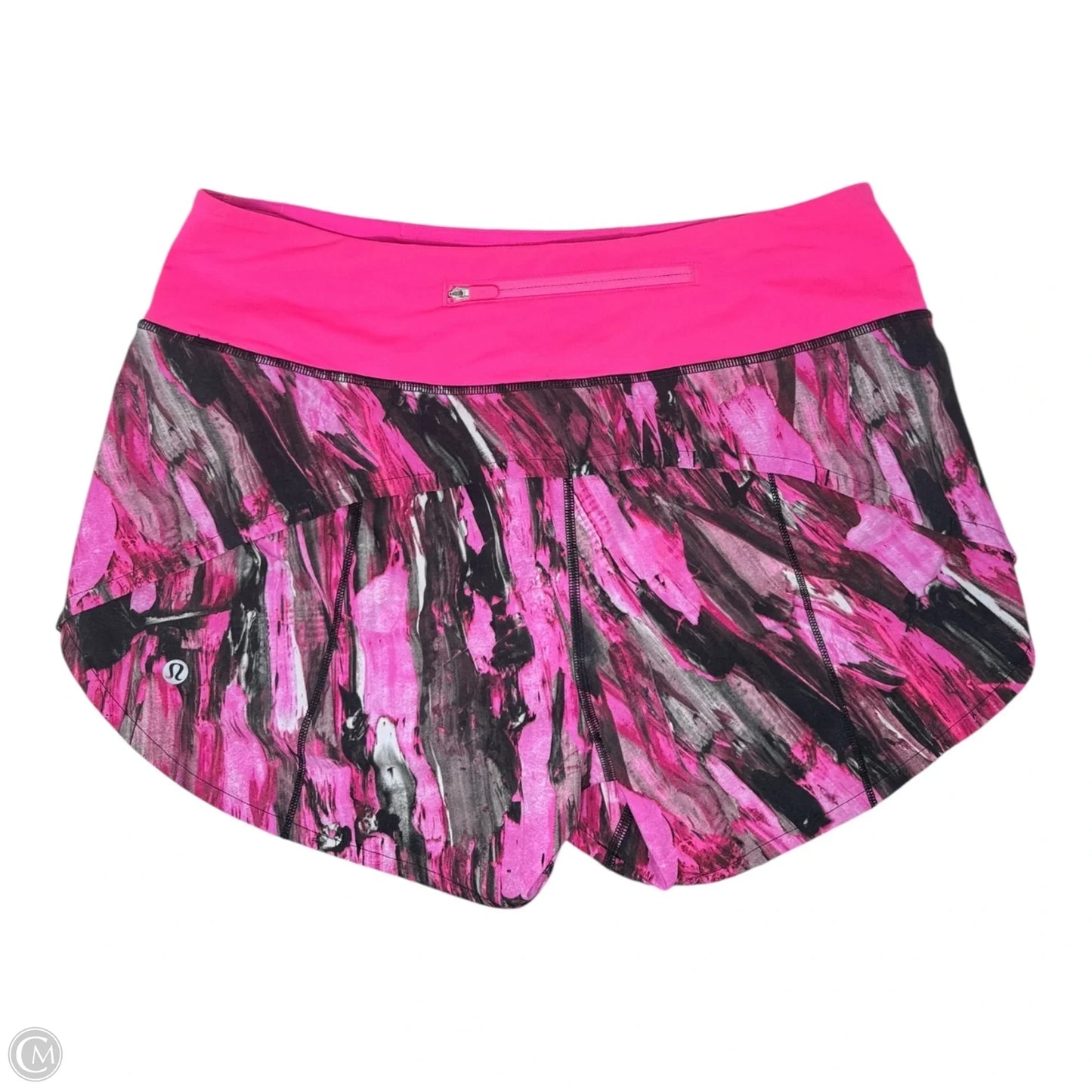 Speed Up Shorts By Lululemon In Incentive Refresh Multi / Pink Highlight, Size: 8
