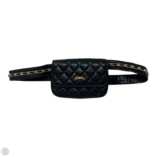 Quilted Chain Belt Bag Leather By Kamarel, Size: Medium