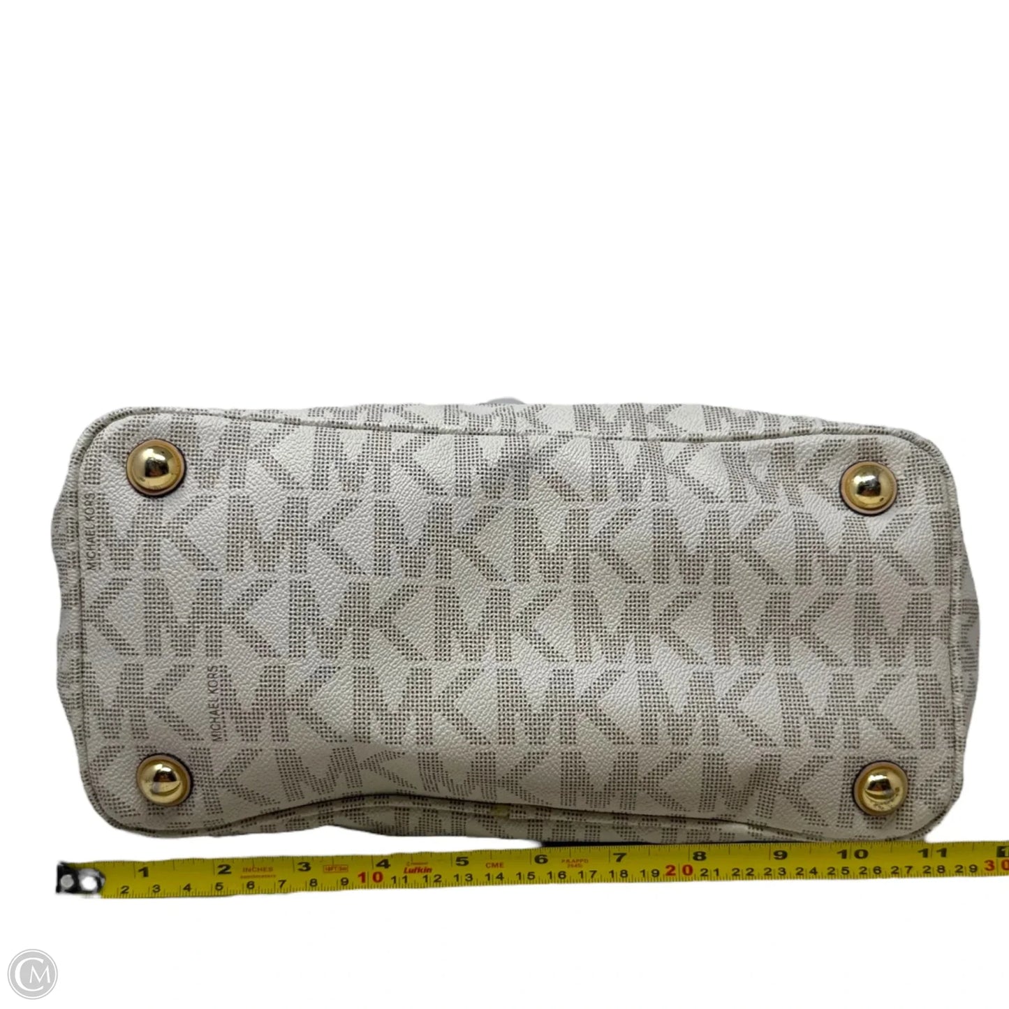 Signature Coated Canvas & Leather Jet Set East West Tote By Michael By Michael Kors, Size: Medium