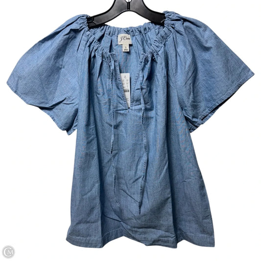 Top Short Sleeve By J. Crew In Blue, Size: S