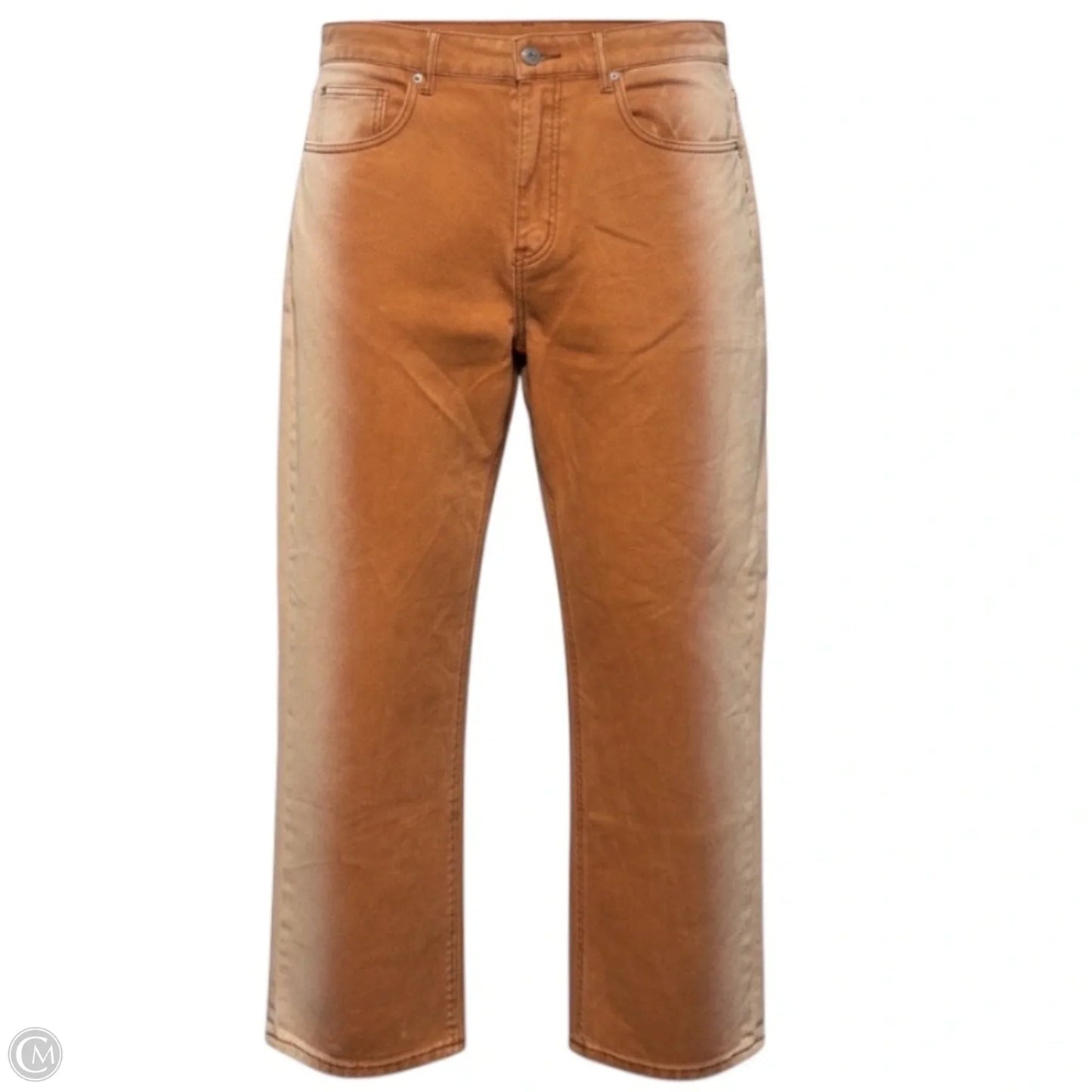 High-Waisted Cowboy Jeans By Bdg In Ombre Orange, Size: 14