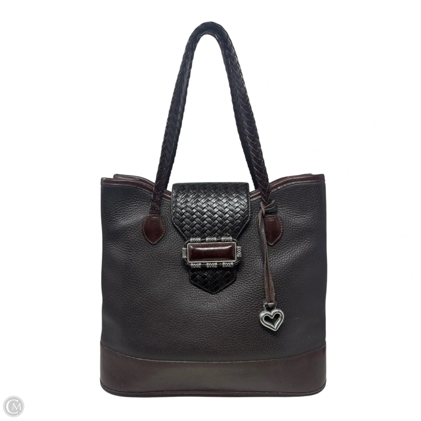 Vintage Handbag Leather By Brighton, Size: Large