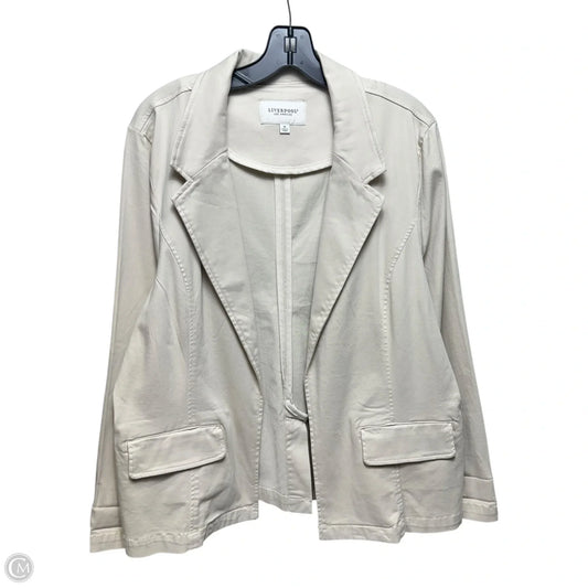 Blazer By Liverpool In Cream, Size: Xl