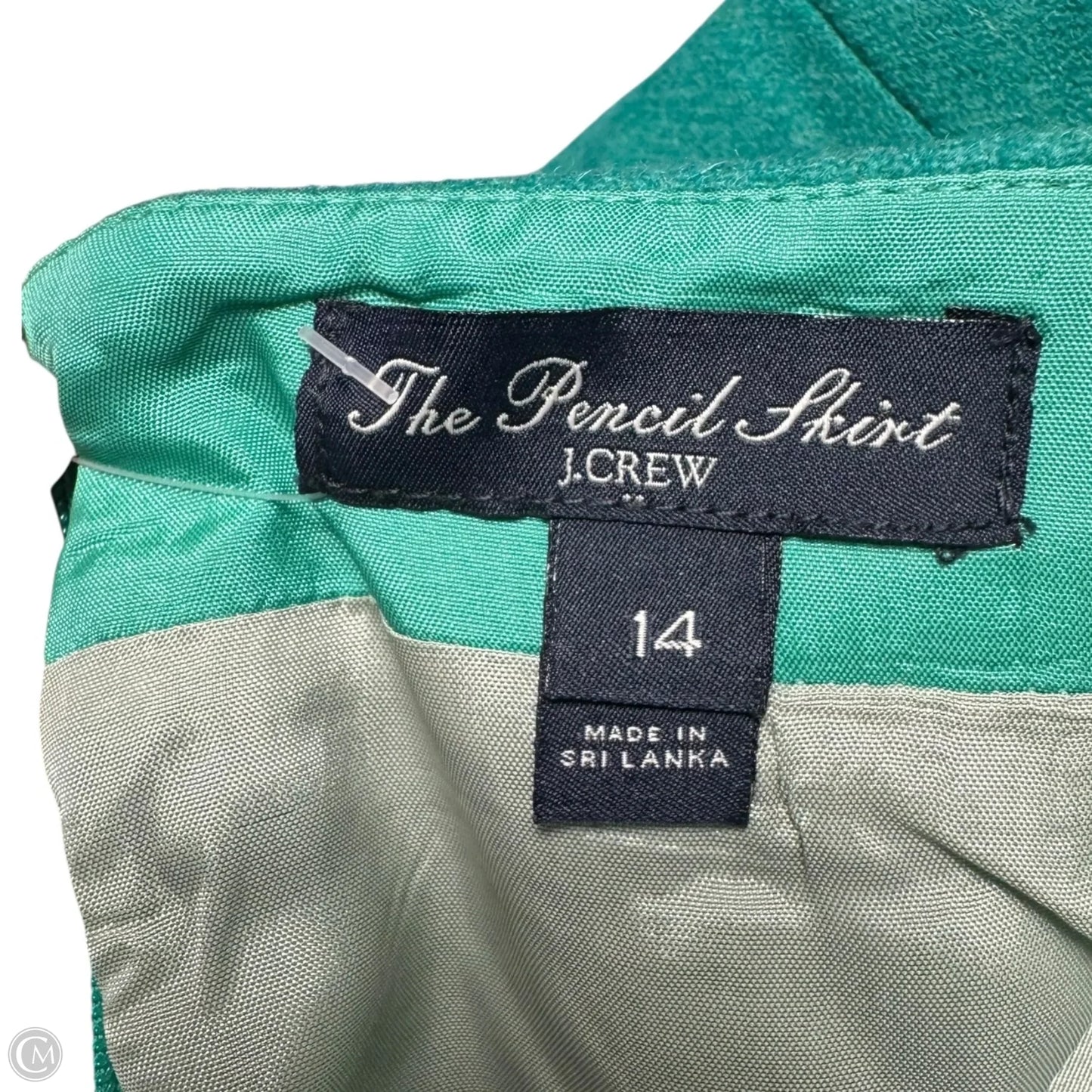 Wool Blend Skirt Mini & Short By J. Crew In Green, Size: 14