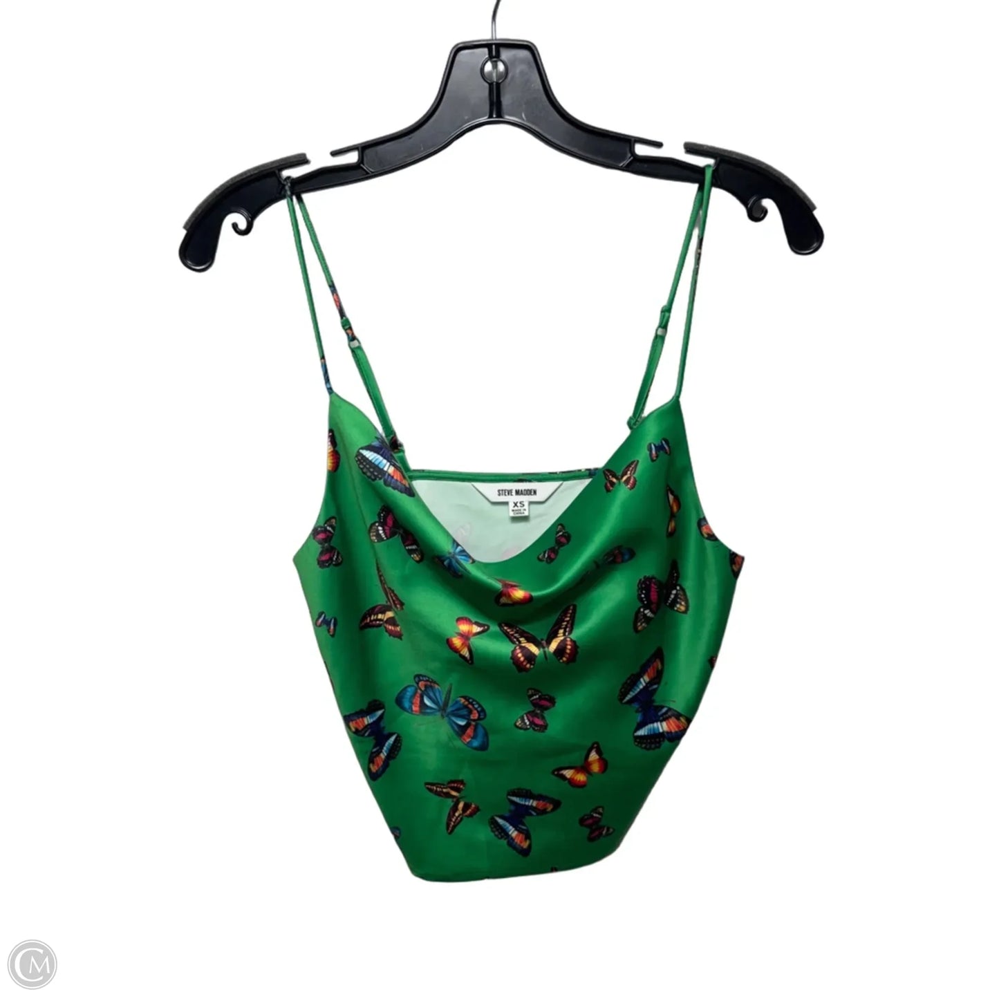 Butterfly Tank Top By Steve Madden In Green, Size: Xs