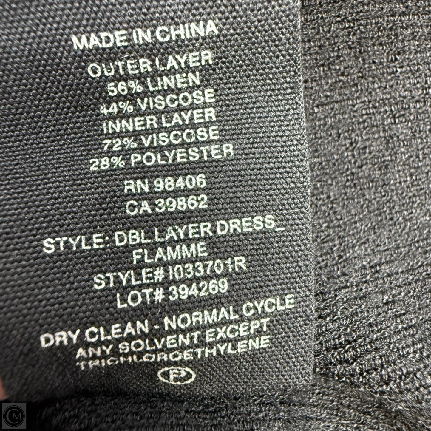 Linen Blend Double Layer Flamme Knit Dress With Lace Up Sides By Theory In Black, Size: S