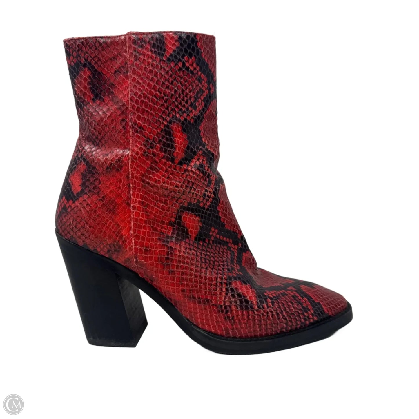 Boots Designer By Stuart Weitzman In Snakeskin Print, Size: 7