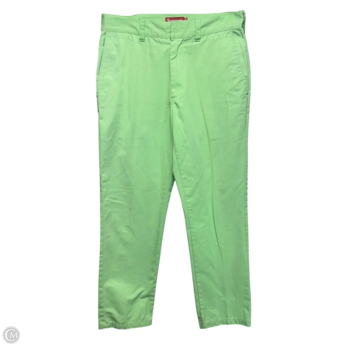 Pants Luxury Designer By Supreme In Green, Size: 8