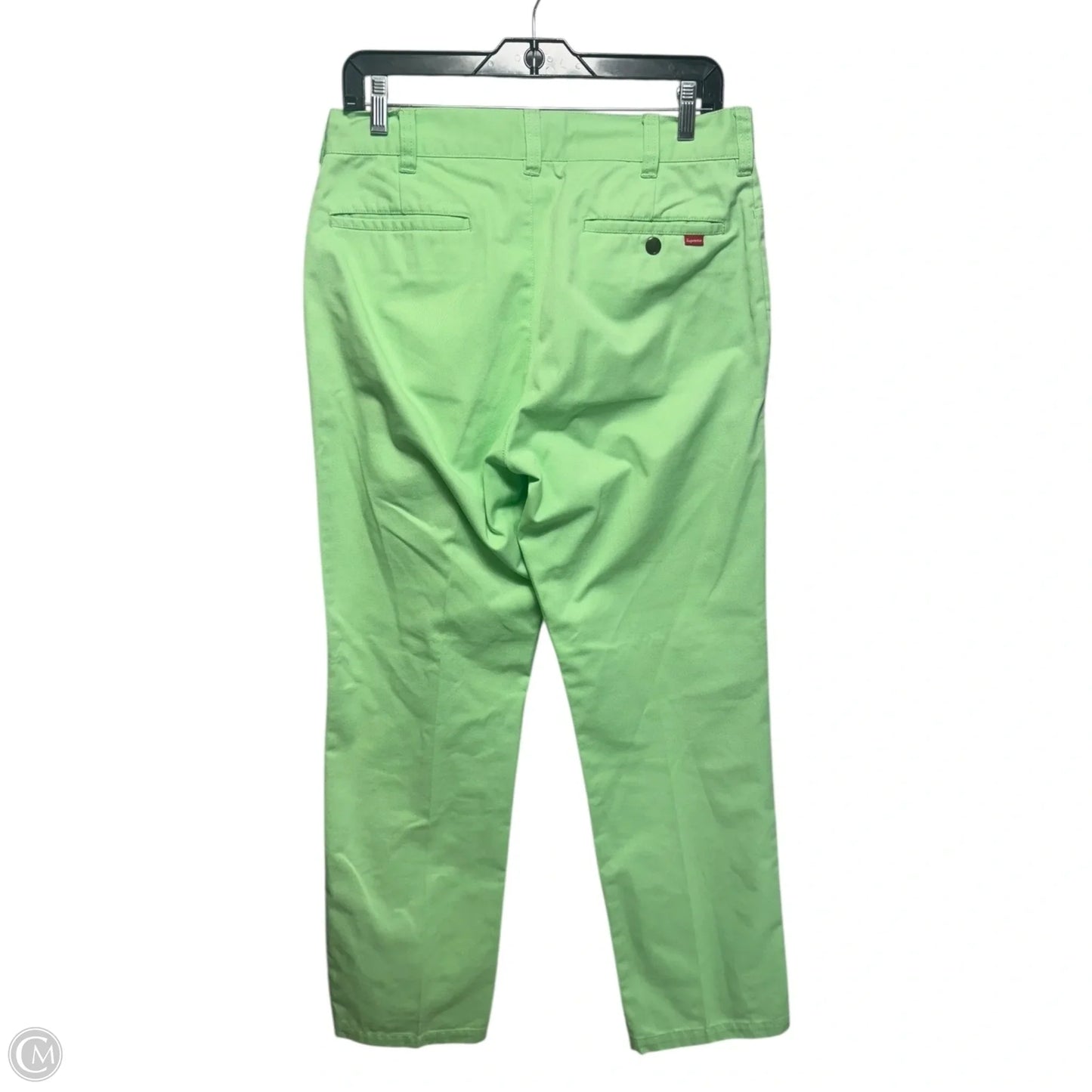 Pants Luxury Designer By Supreme In Green, Size: 8