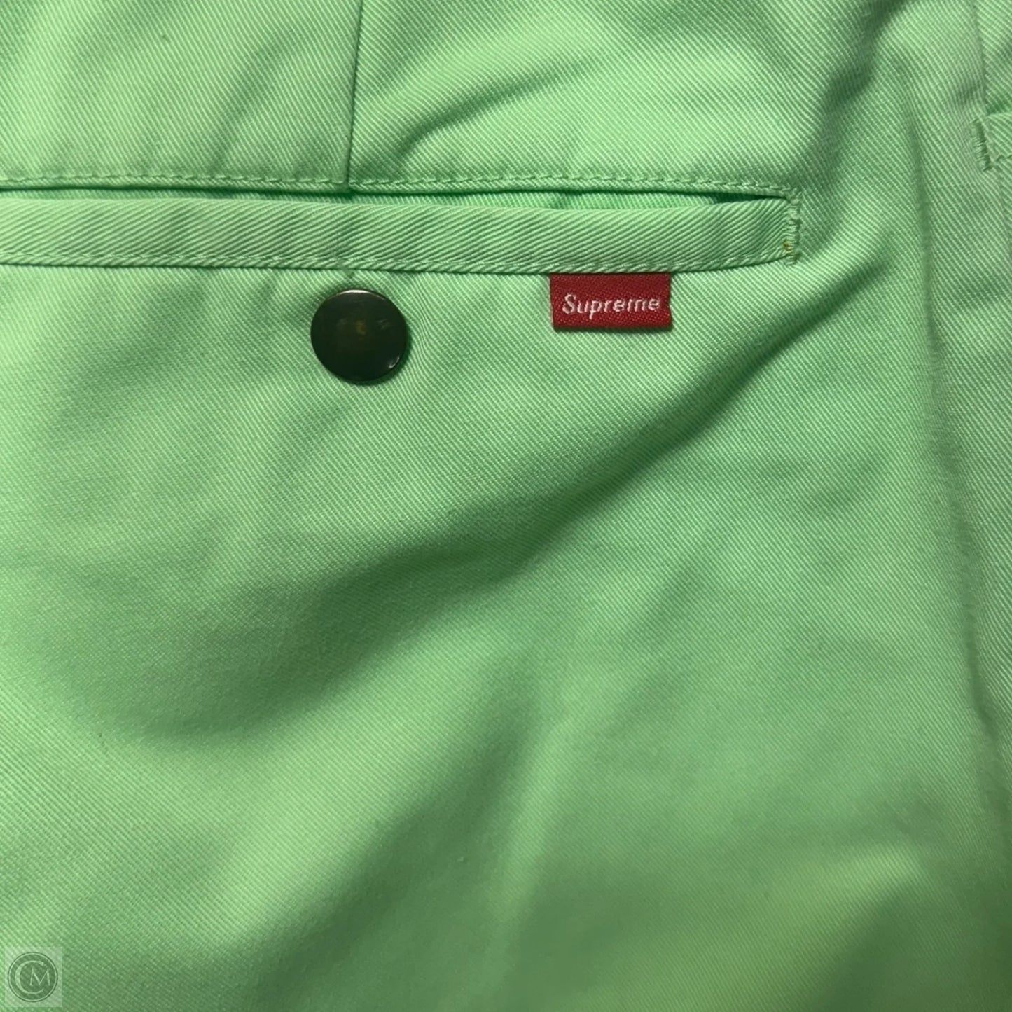 Pants Luxury Designer By Supreme In Green, Size: 8