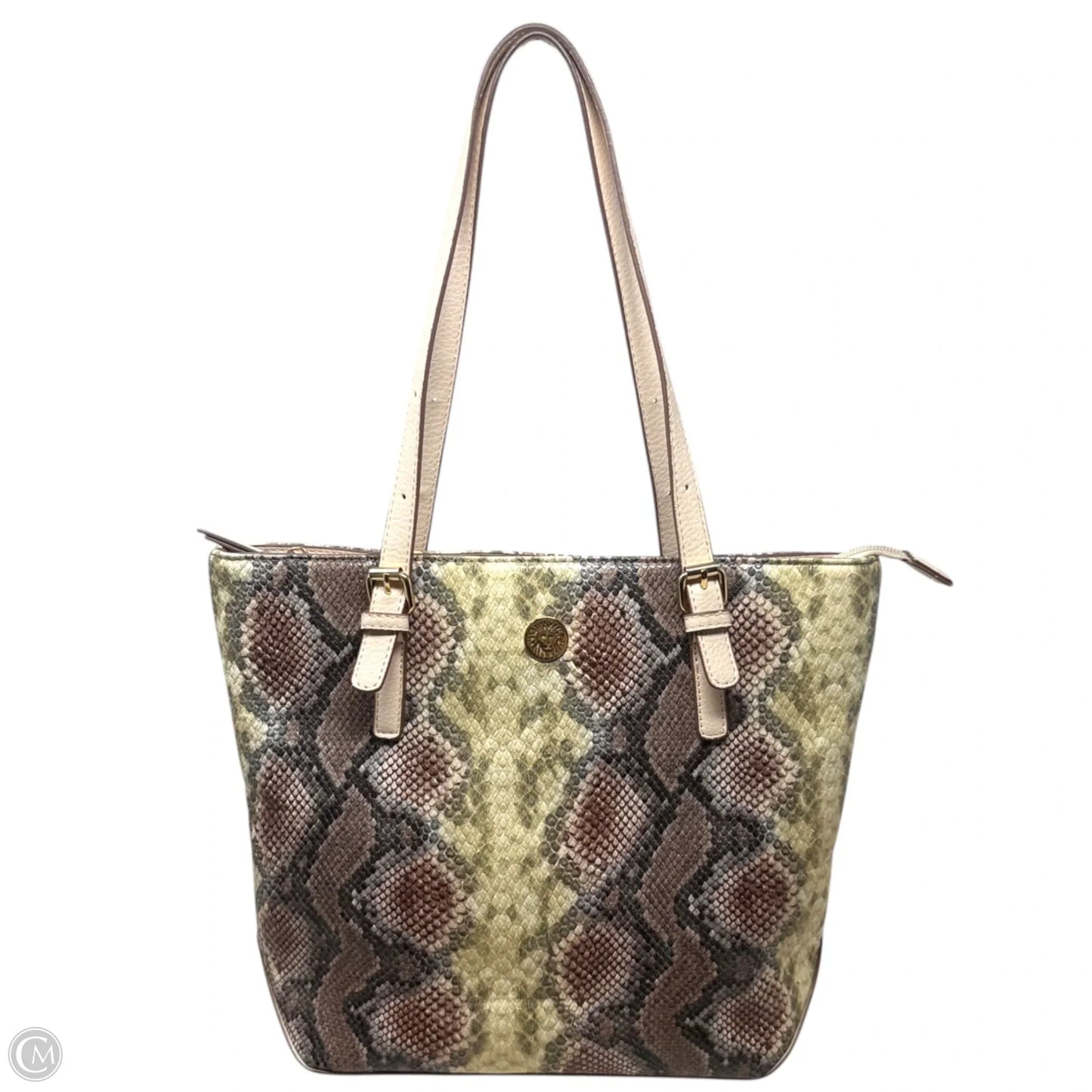 Tote Leather By Anne Klein, Size: Medium