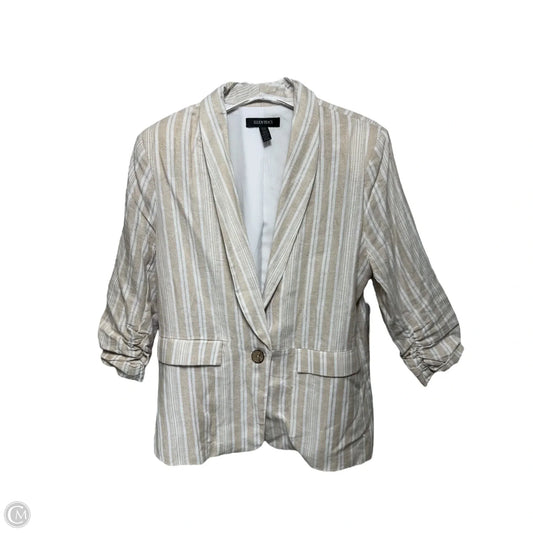 Blazer By Ellen Tracy In Striped Pattern, Size: M