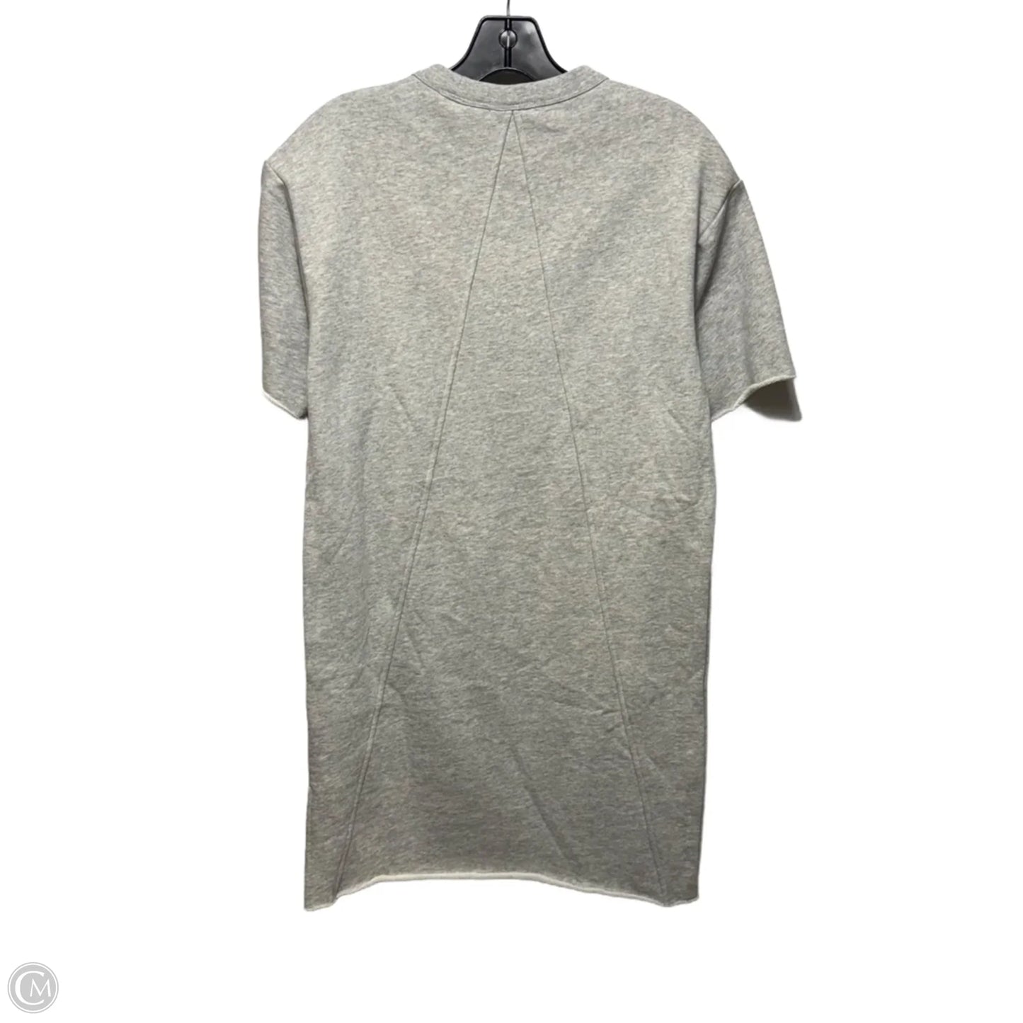 Icon French Cotton-terry Mini Dress By Rag And Bone In Light Gray, Size: Xs