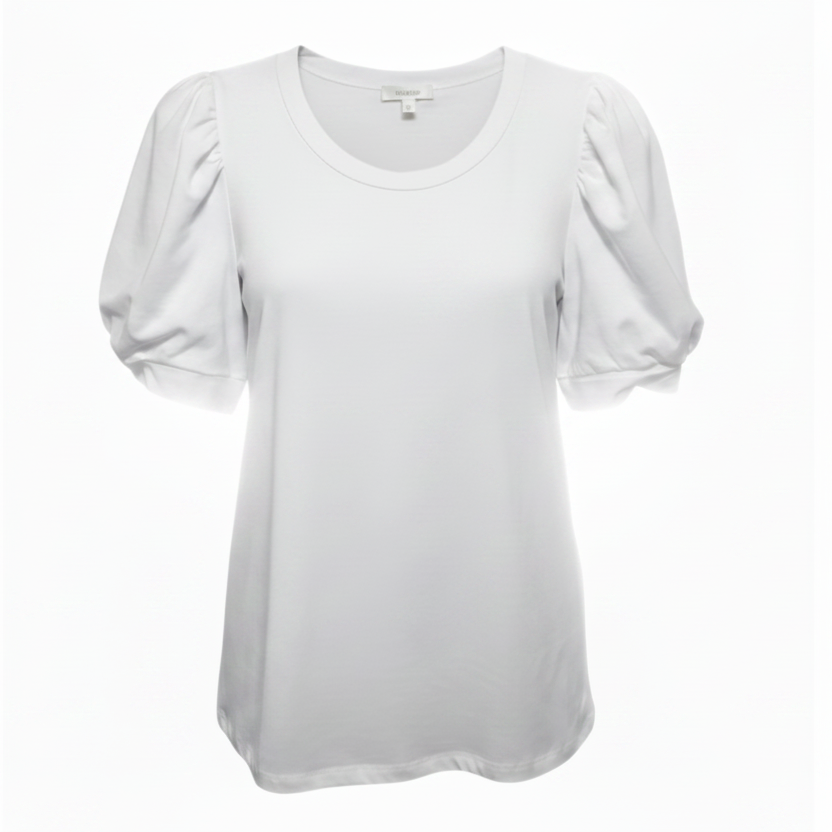 Kari Top Short Sleeve By Tyler Boe In White, Size: M