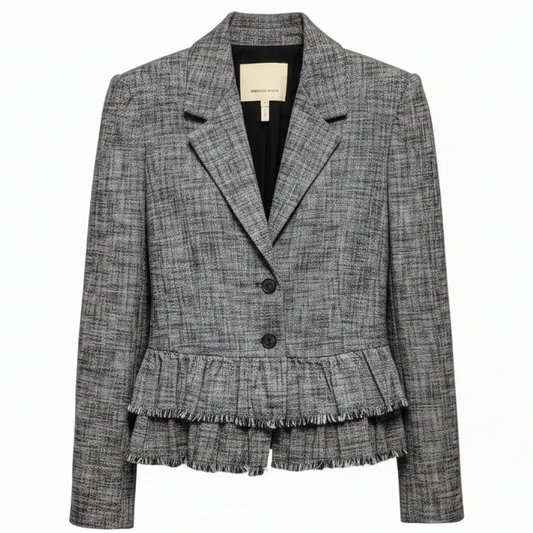 Blazer By Rebecca Taylor In Blue, Size: 2